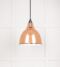 From The Anvil White Gloss Brindley Pendant in Copper