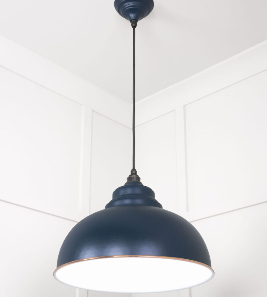 From The Anvil White Gloss Harborne Pendant in Dusk - Image 4