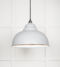 From The Anvil White Gloss Harborne Pendant in Flock