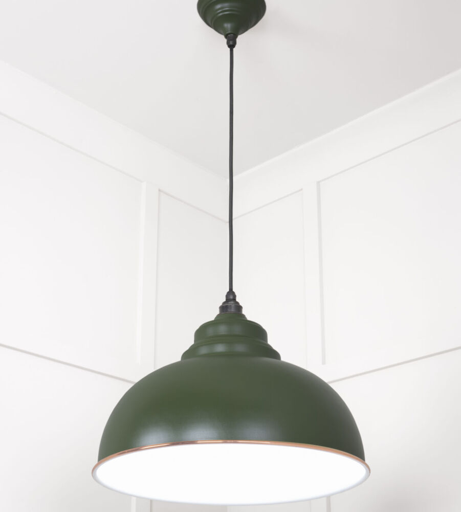 From The Anvil White Gloss Harborne Pendant in Heath - Image 4
