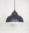 From The Anvil White Gloss Harborne Pendant in Soot