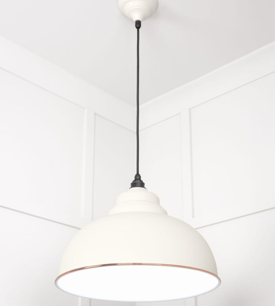 From The Anvil White Gloss Harborne Pendant in Teasel - Image 4