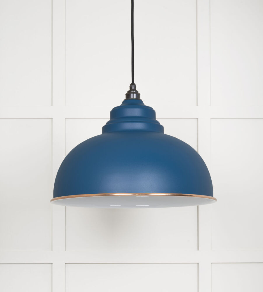 From The Anvil White Gloss Harborne Pendant in Upstream - Image 3