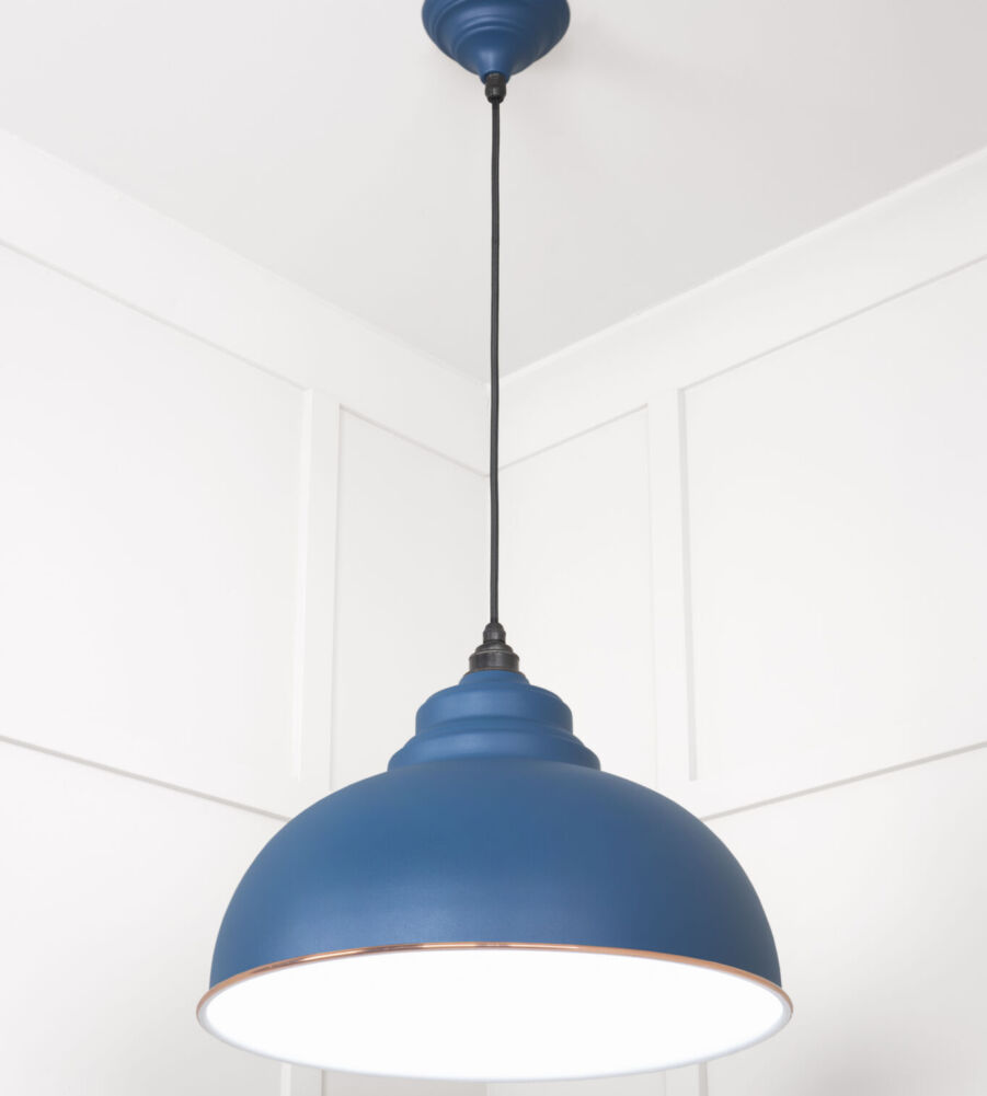 From The Anvil White Gloss Harborne Pendant in Upstream - Image 4