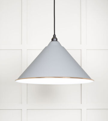 From The Anvil White Gloss Hockley Pendant In Birch
