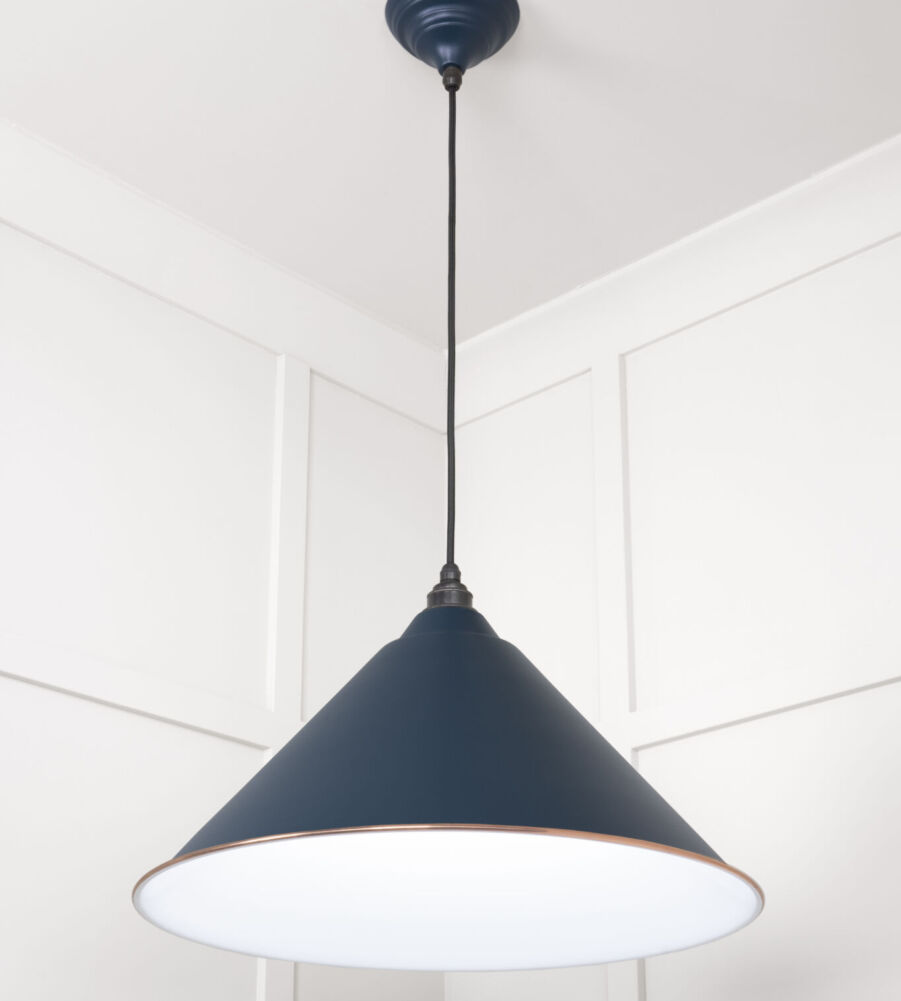 From The Anvil White Gloss Hockley Pendant in Dusk - Image 4
