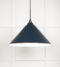 From The Anvil White Gloss Hockley Pendant in Dusk
