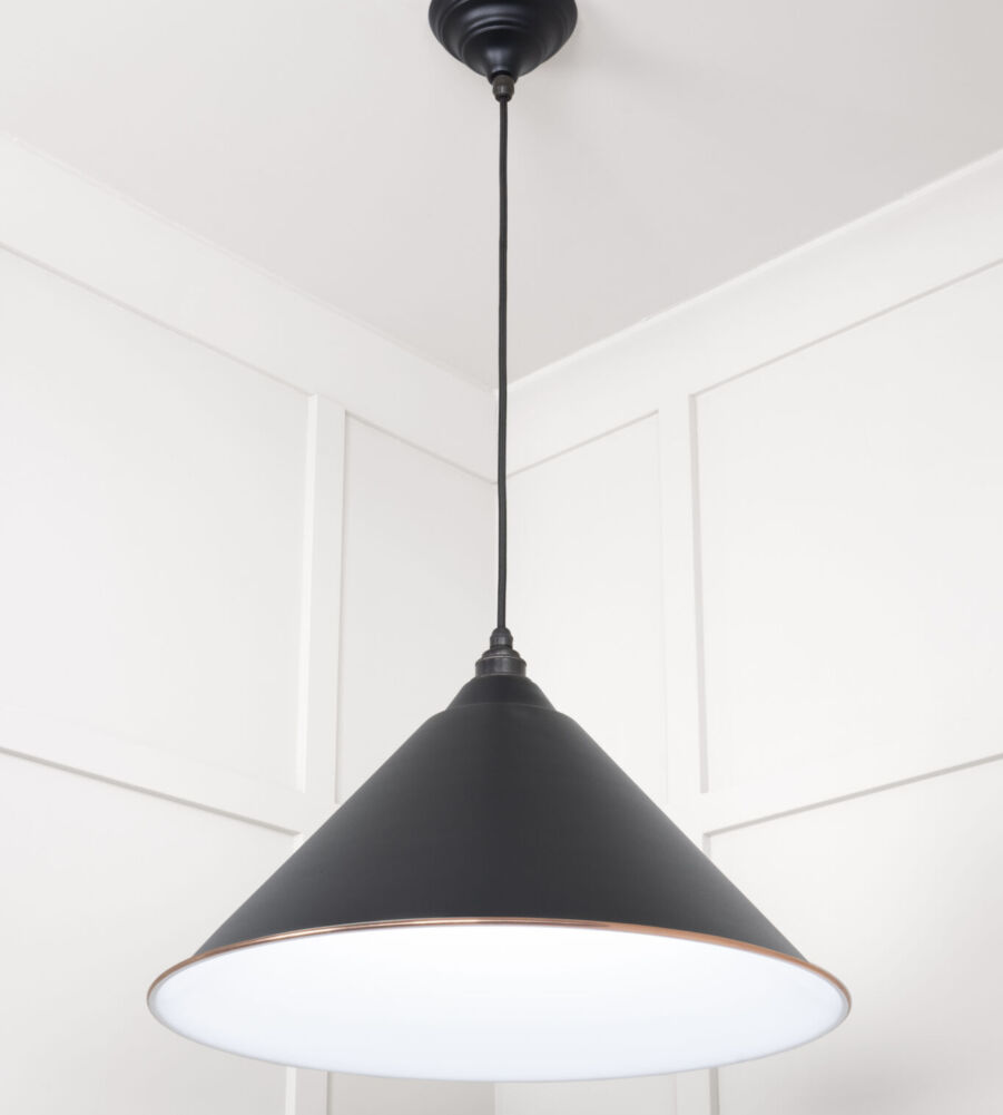 From The Anvil White Gloss Hockley Pendant in Elan Black - Image 4