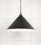 From The Anvil White Gloss Hockley Pendant in Elan Black