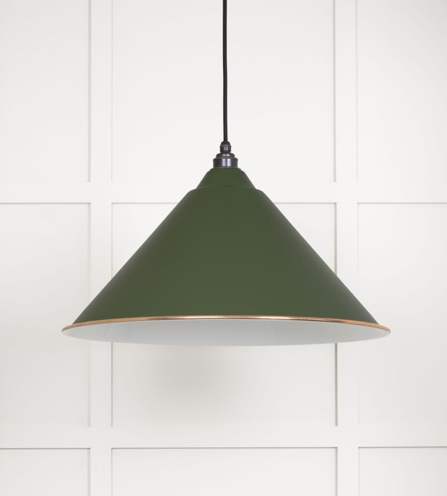 From The Anvil White Gloss Hockley Pendant in Heath - Image 3