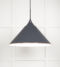 From The Anvil White Gloss Hockley Pendant in Slate