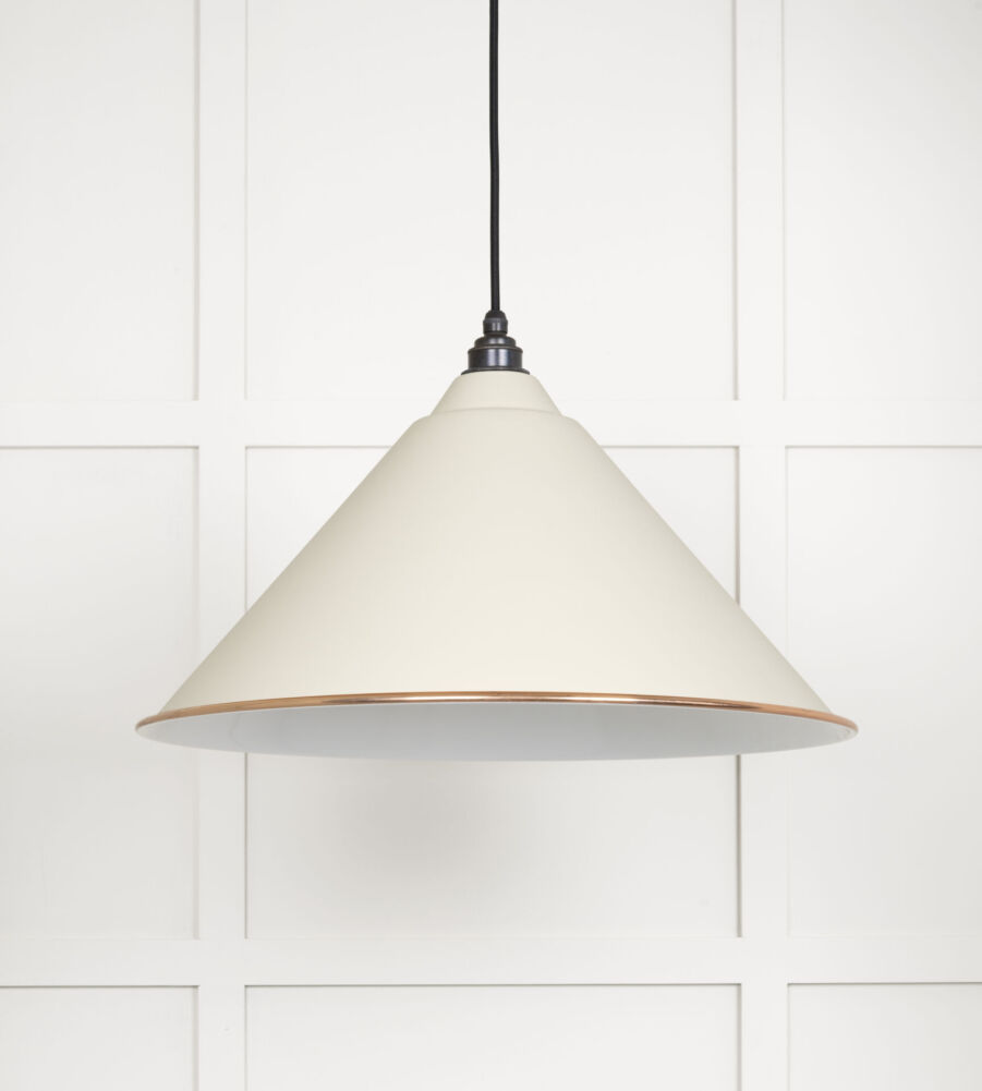From The Anvil White Gloss Hockley Pendant in Teasel - Image 3
