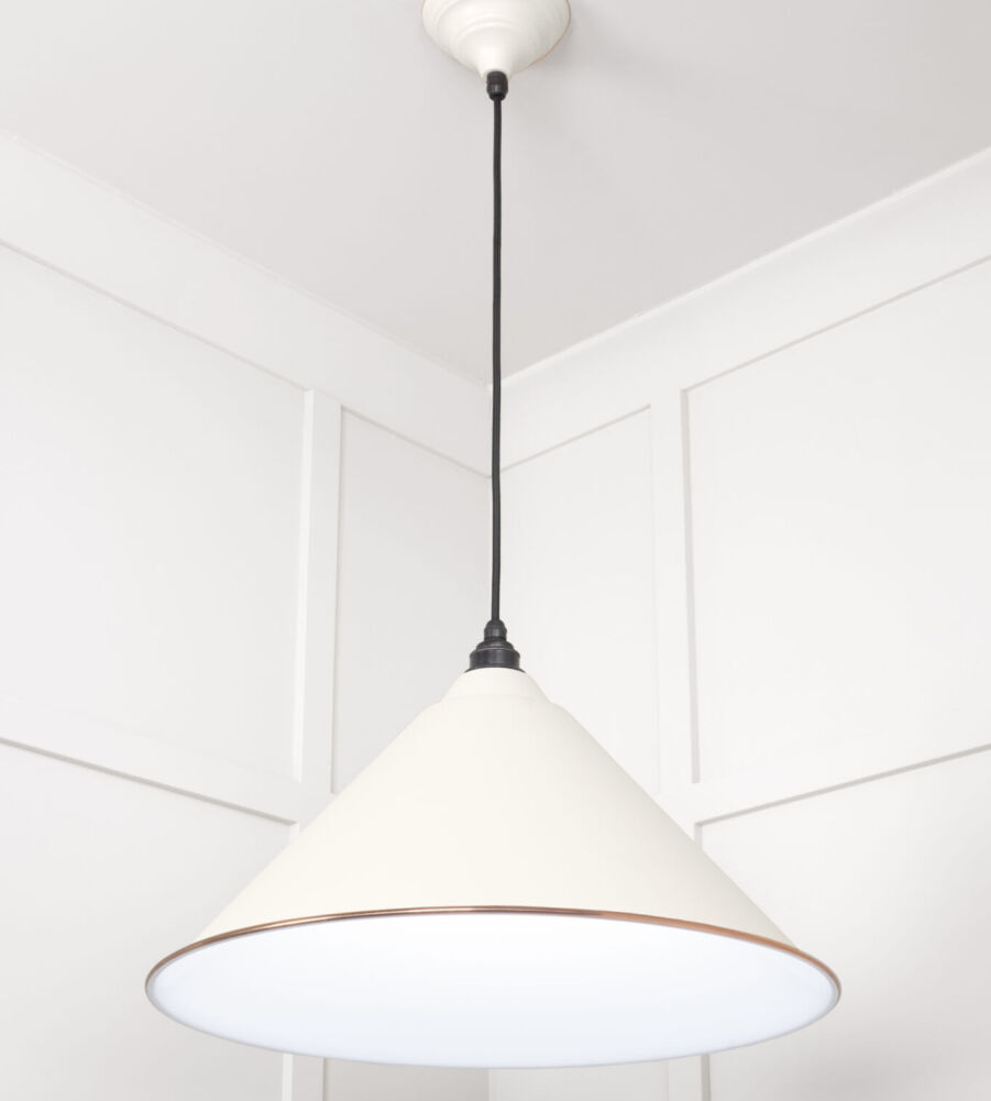 From The Anvil White Gloss Hockley Pendant in Teasel - Image 4