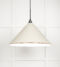 From The Anvil White Gloss Hockley Pendant in Teasel