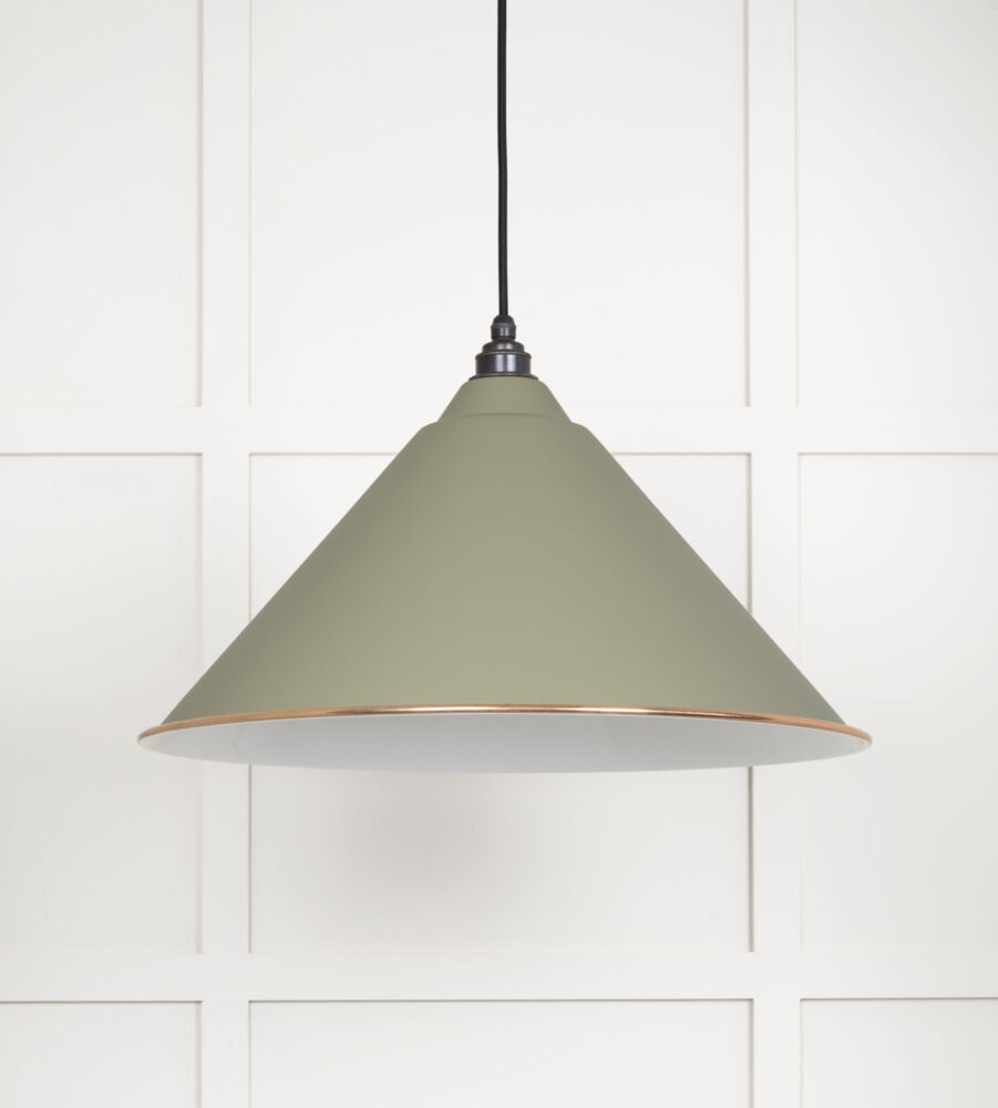 From The Anvil White Gloss Hockley Pendant in Tump - Image 3