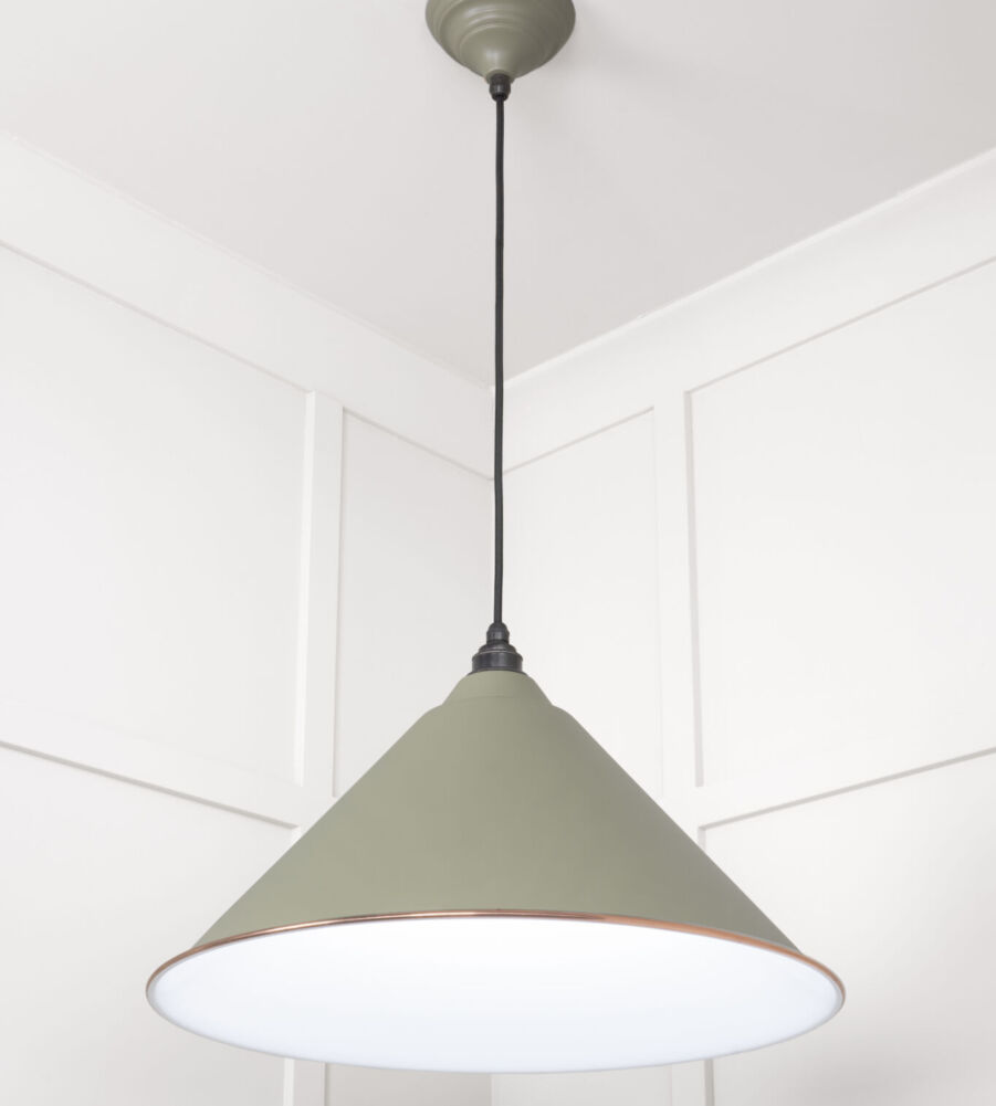 From The Anvil White Gloss Hockley Pendant in Tump - Image 4
