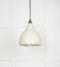 From The Anvil Hammered Nickel Brindley Pendant in Teasel