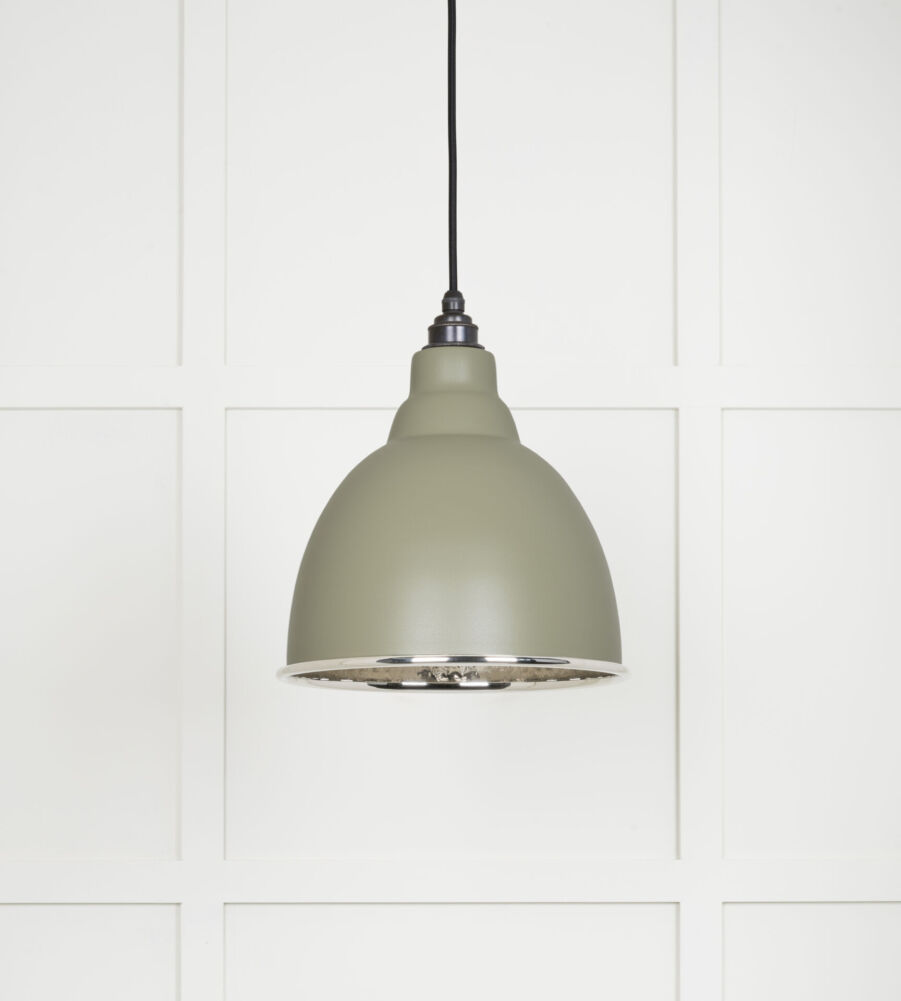 From The Anvil Hammered Nickel Brindley Pendant in Tump - Image 3