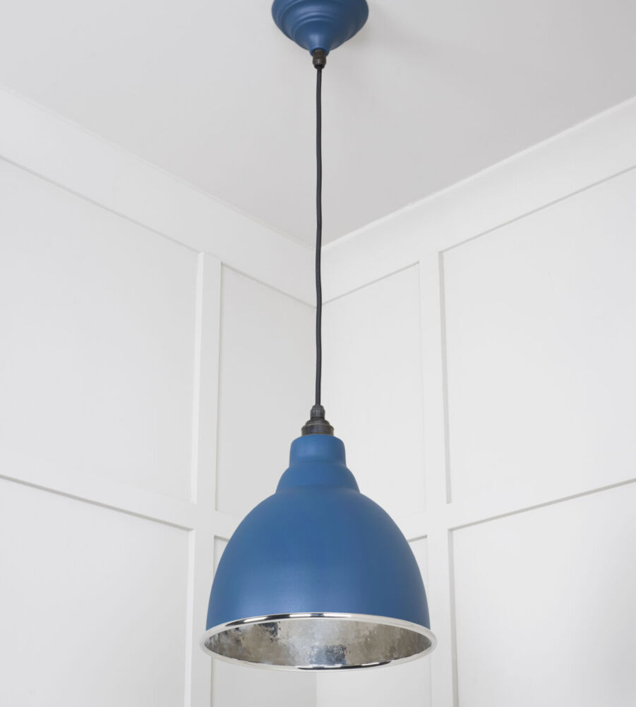 From The Anvil Hammered Nickel Brindley Pendant in Upstream - Image 4