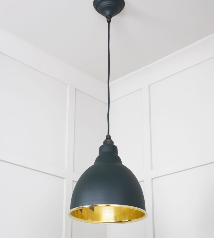 From The Anvil Smooth Brass Brindley Pendant in Dingle - Image 4