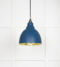 From The Anvil Smooth Brass Brindley Pendant in Upstream