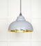 From The Anvil Smooth Brass Harborne Pendant in Birch
