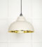 From The Anvil Smooth Brass Harborne Pendant in Teasel