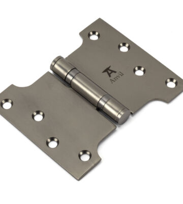 From The Anvil Aged Bronze 4″ x 3″ x 5″  Parliament Hinge (pair) ss