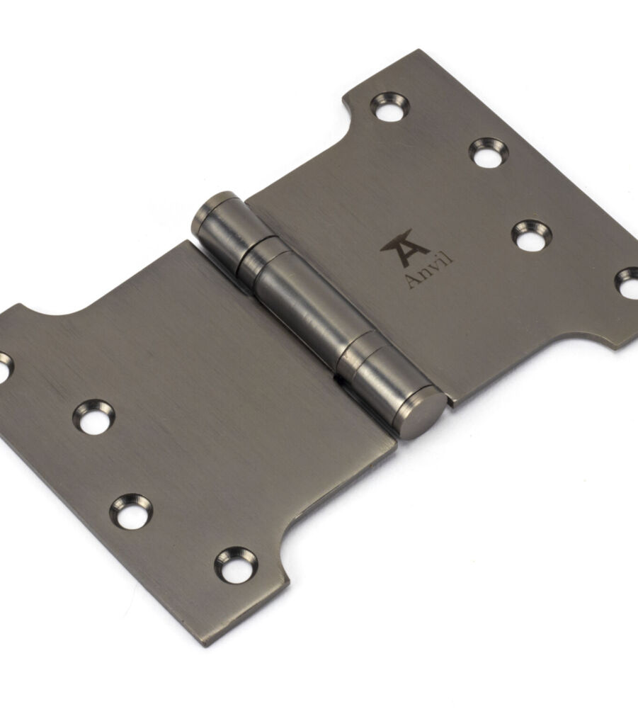 From The Anvil Aged Bronze 4" x 4" x 6"  Parliament Hinge (pair) ss
