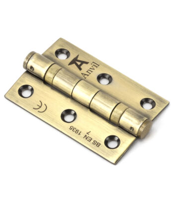 From The Anvil Aged Brass 3″ Ball Bearing Butt Hinge (pair) Ss