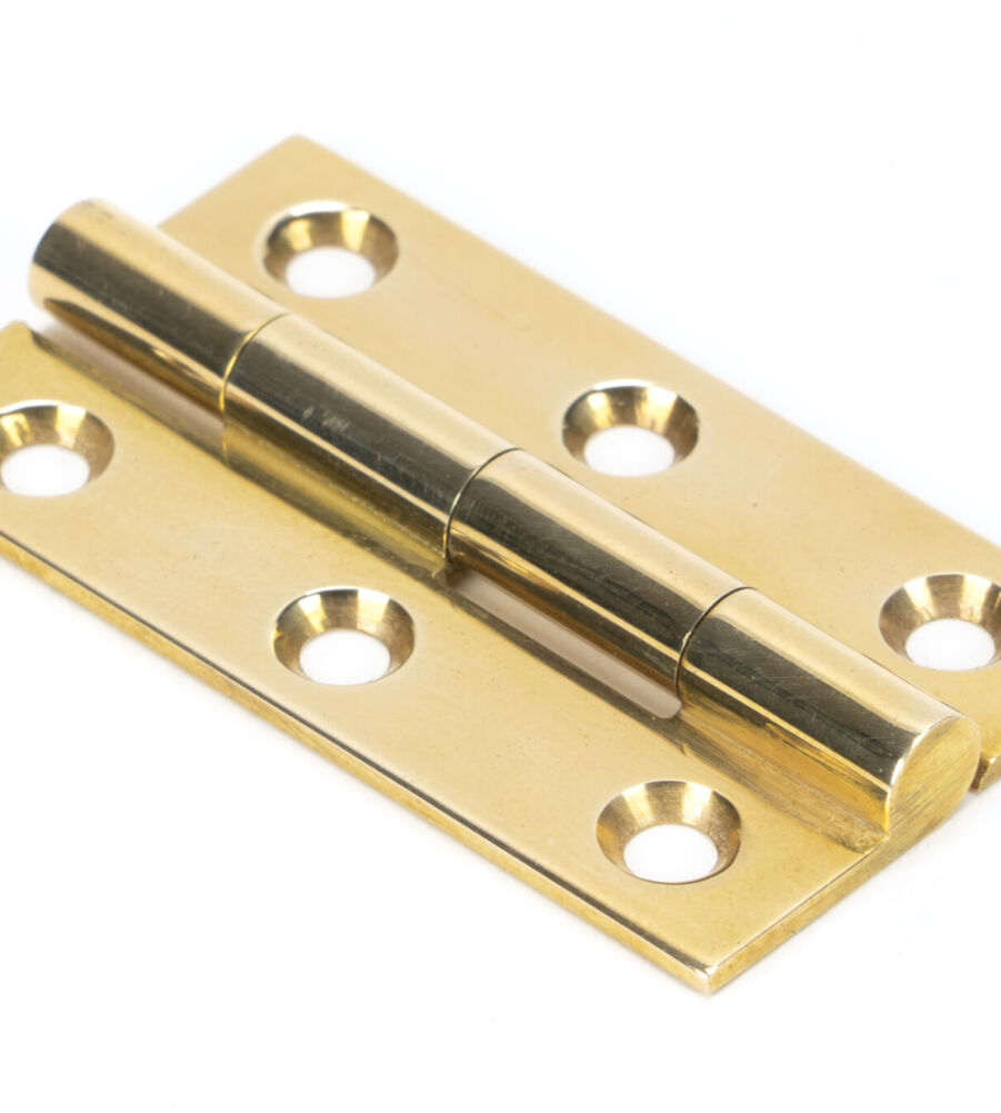 From The Anvil Polished Brass 2" Butt Hinge (pair)