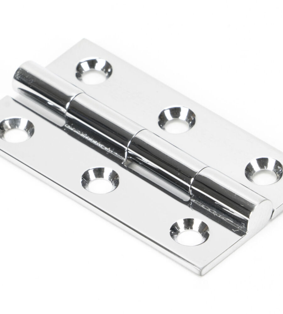 From The Anvil Polished Chrome 2" Butt Hinge (pair)