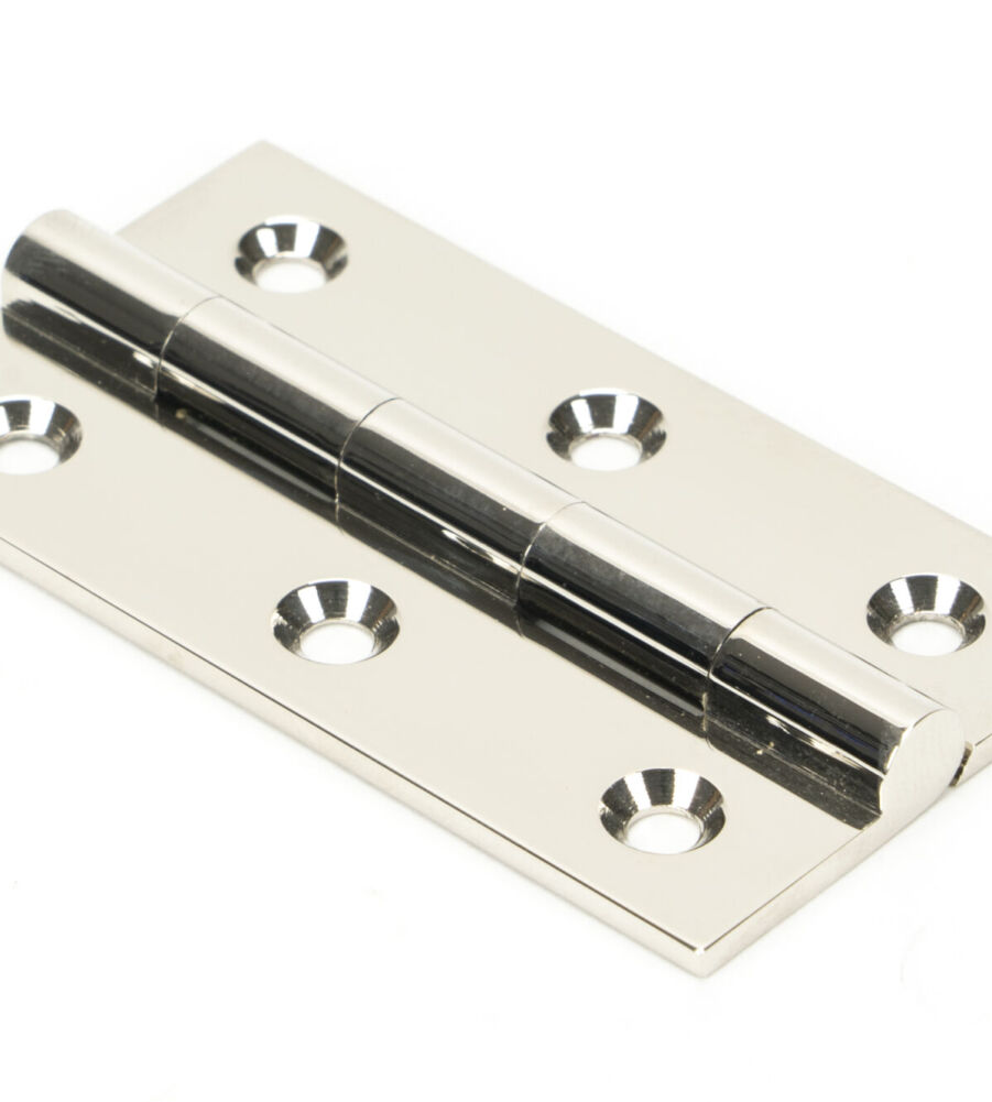 From The Anvil Polished Nickel 2.5" Butt Hinge (pair)