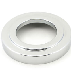 From The Anvil Polished Chrome Newbury Lever on Rose Set (Art Deco) - Unsprung - Image 4