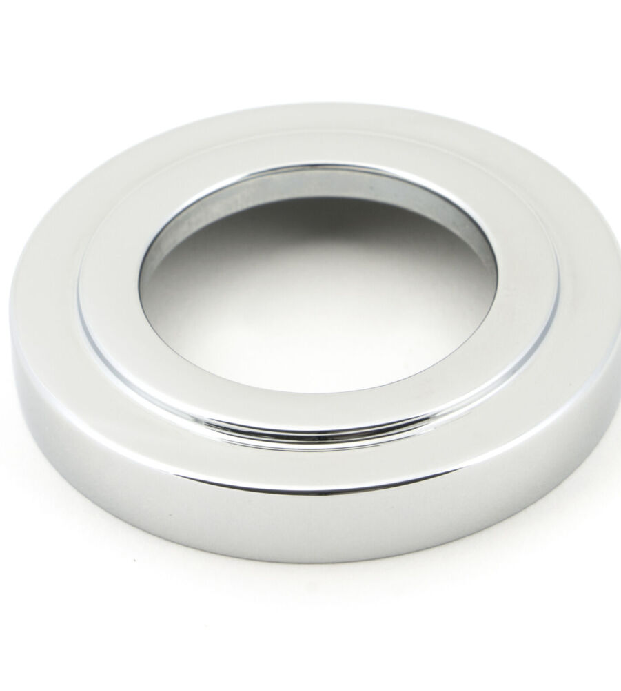 From The Anvil Polished Chrome Newbury Lever on Rose Set (Art Deco) - Unsprung - Image 4