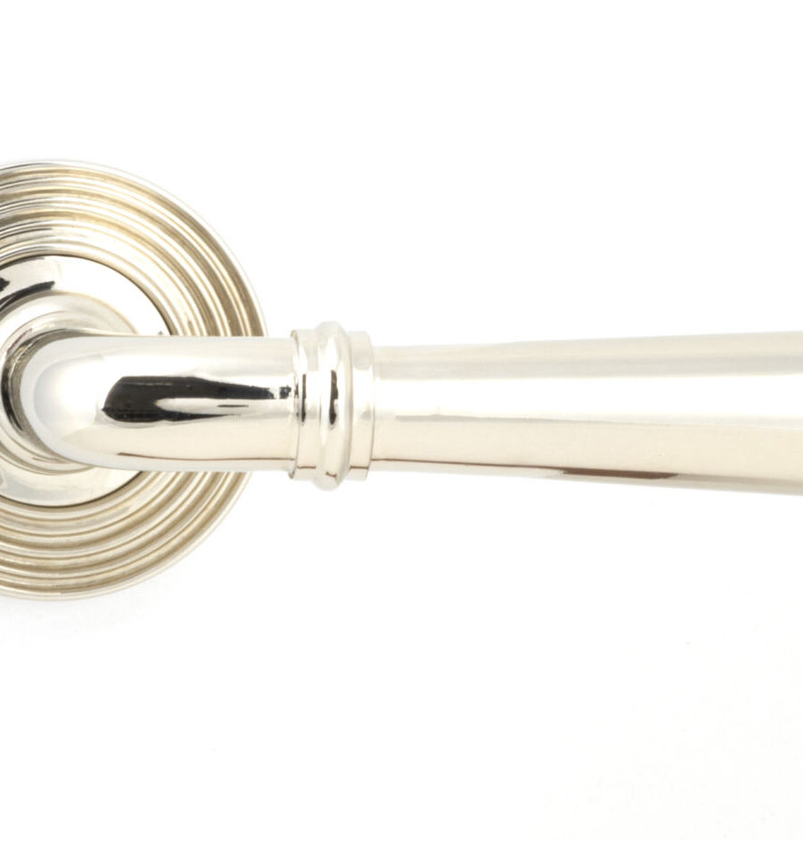 From The Anvil Polished Nickel Newbury Lever on Rose Set (Beehive) - Unsprung - Image 3
