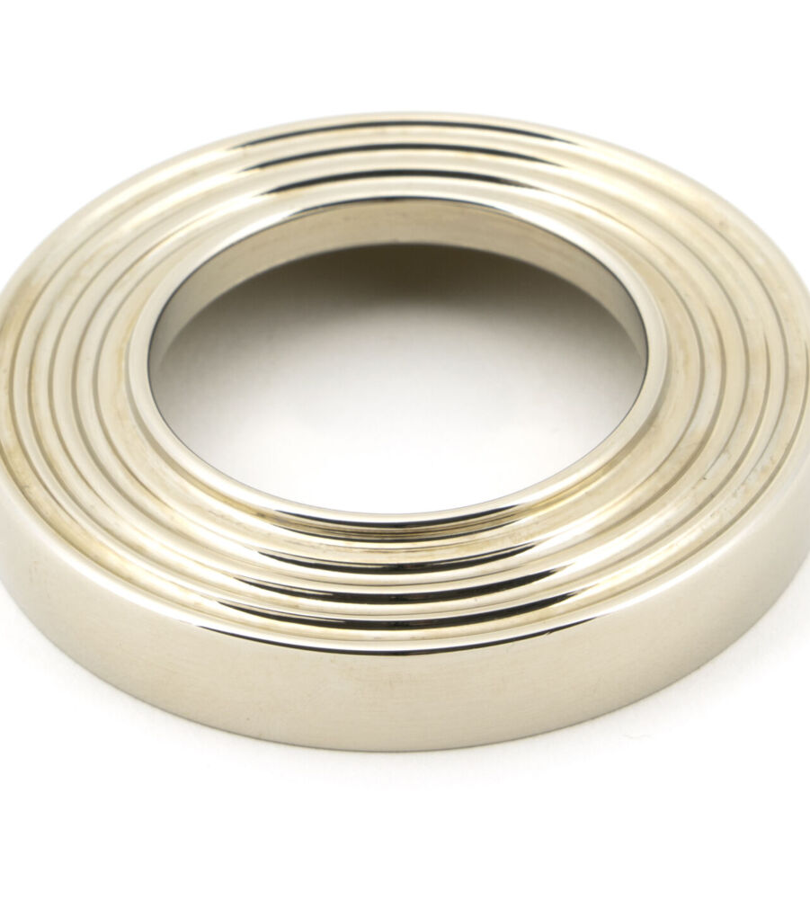 From The Anvil Polished Nickel Newbury Lever on Rose Set (Beehive) - Unsprung - Image 4