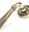 From The Anvil Aged Brass Hammered Newbury Lever on Rose Set (Beehive) - Unsprung