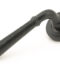 From The Anvil Aged Bronze Hammered Newbury Lever on Rose Set (Art Deco) - Unsprung
