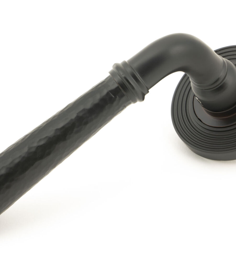From The Anvil Aged Bronze Hammered Newbury Lever on Rose Set (Beehive) - Unsprung