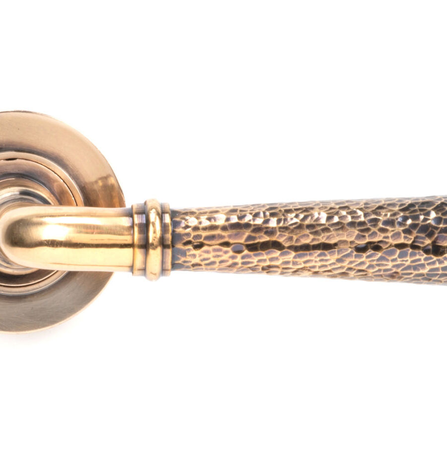 From The Anvil Pol. Bronze Hammered Newbury Lever on Rose Set (Plain) - Unsprung - Image 3