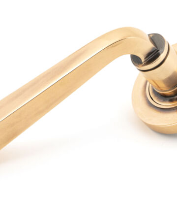 From The Anvil Polished Bronze Avon Round Lever on Rose Set (Plain) – Unsprung
