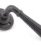 From The Anvil Aged Bronze Hinton Lever on Rose Set - Unsprung