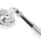 From The Anvil Polished Chrome Reeded Lever on Rose Set - Unsprung