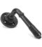 From The Anvil Aged Bronze Reeded Lever on Rose Set - Unsprung