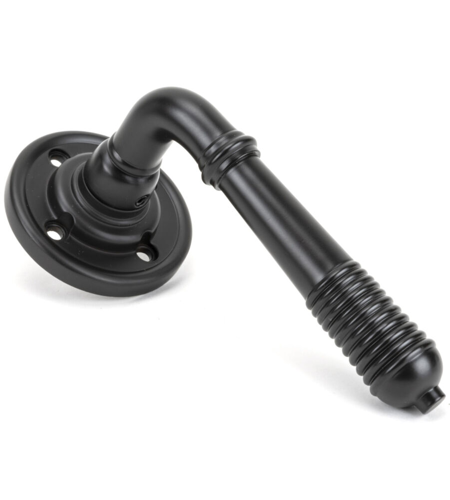 From The Anvil Aged Bronze Reeded Lever on Rose Set - Unsprung
