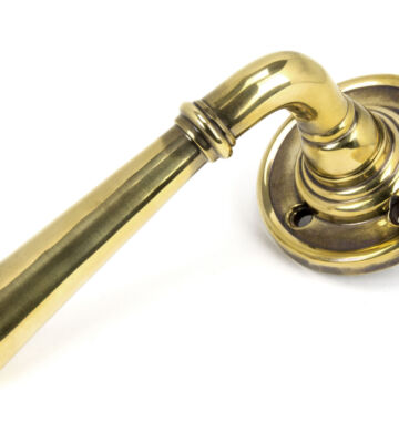 From The Anvil Aged Brass Newbury Lever on Rose Set – Unsprung