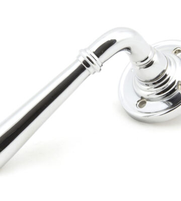 From The Anvil Polished Chrome Newbury Lever On Rose Set – Unsprung