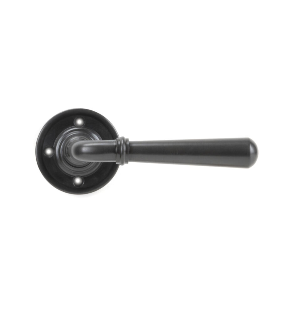 From The Anvil Aged Bronze Newbury Lever on Rose Set - Unsprung - Image 3