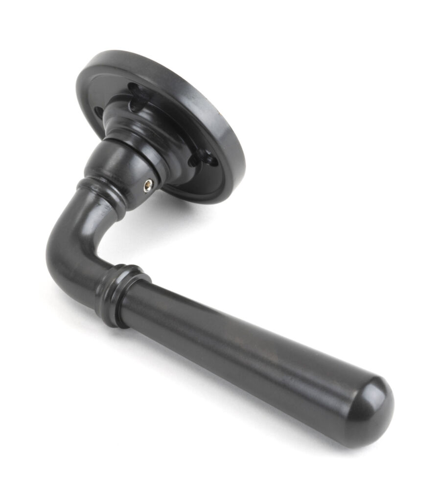 From The Anvil Aged Bronze Newbury Lever on Rose Set - Unsprung - Image 4